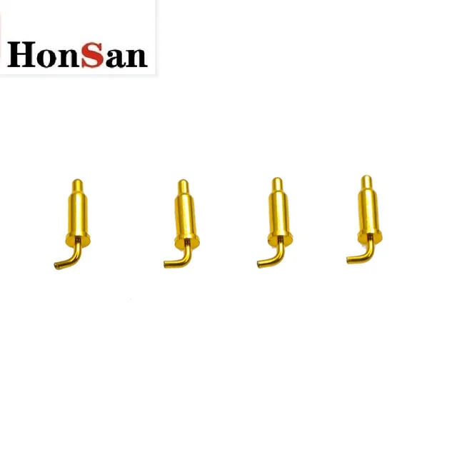 Customized  pogo Spring Loaded Twist Contact Single Gold Plated Pogo Pin Connector