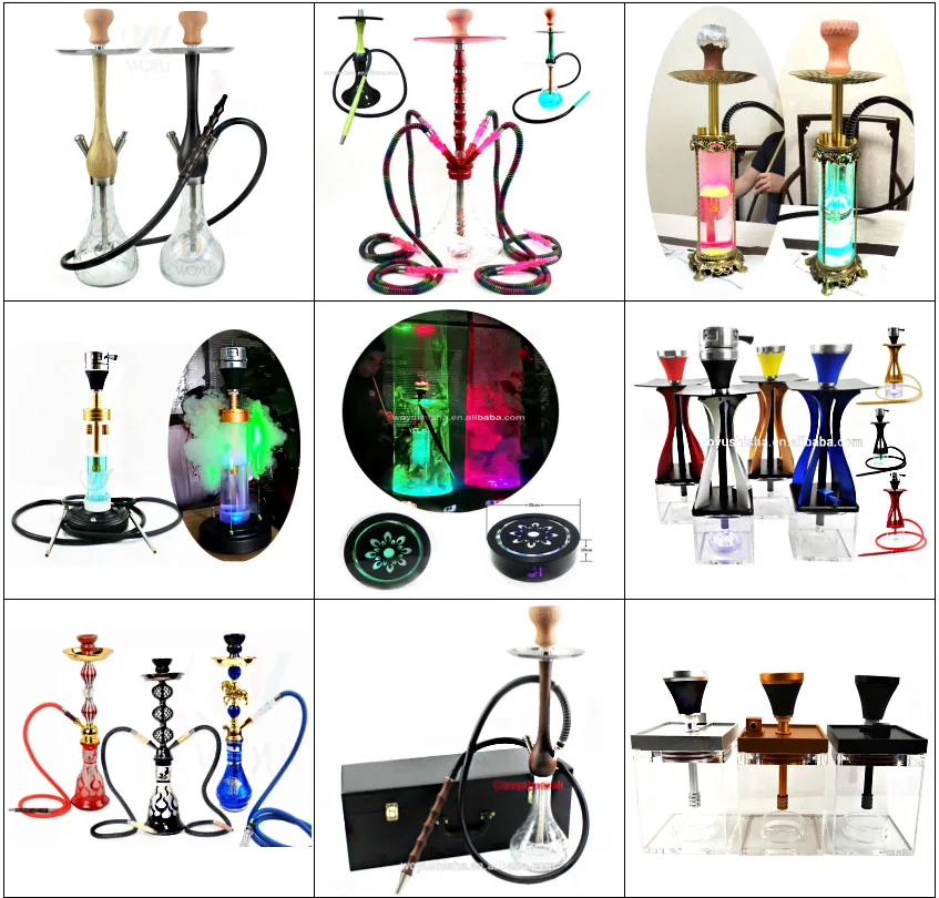 High Quality Sisha Huka Square Nargile Electric Shisha Box Square Small