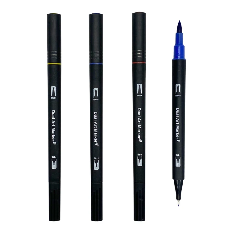 Двусторонняя каллиграфическая кисть с