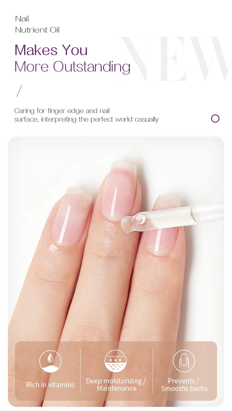 15ml Private Label Organic Nail Nutrition Oil Custom Logo Gallon 24k