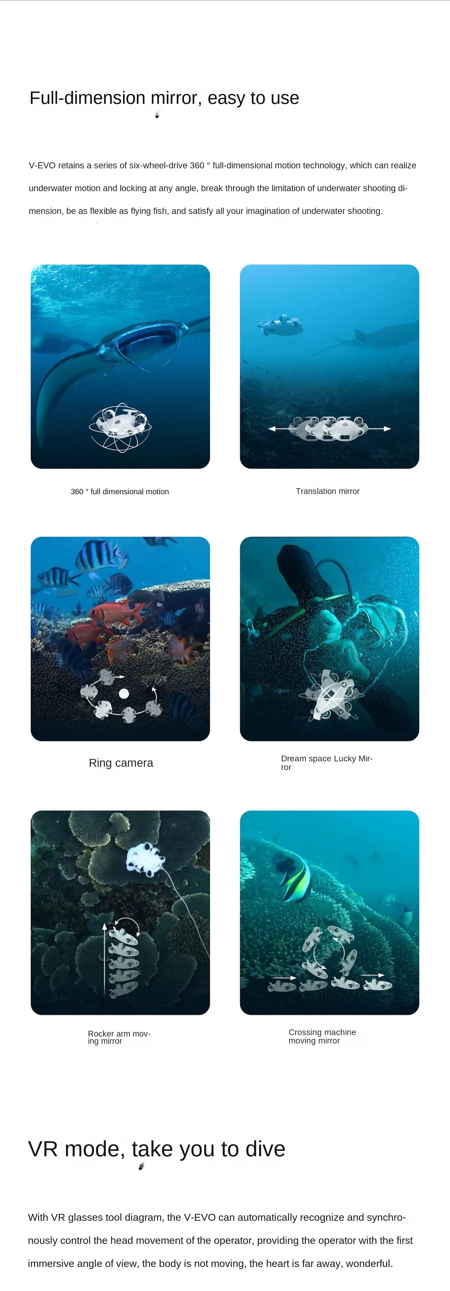 Fifish Vevo 4k60fps Underwater Drone Kit With Robotic Arm Rov Under