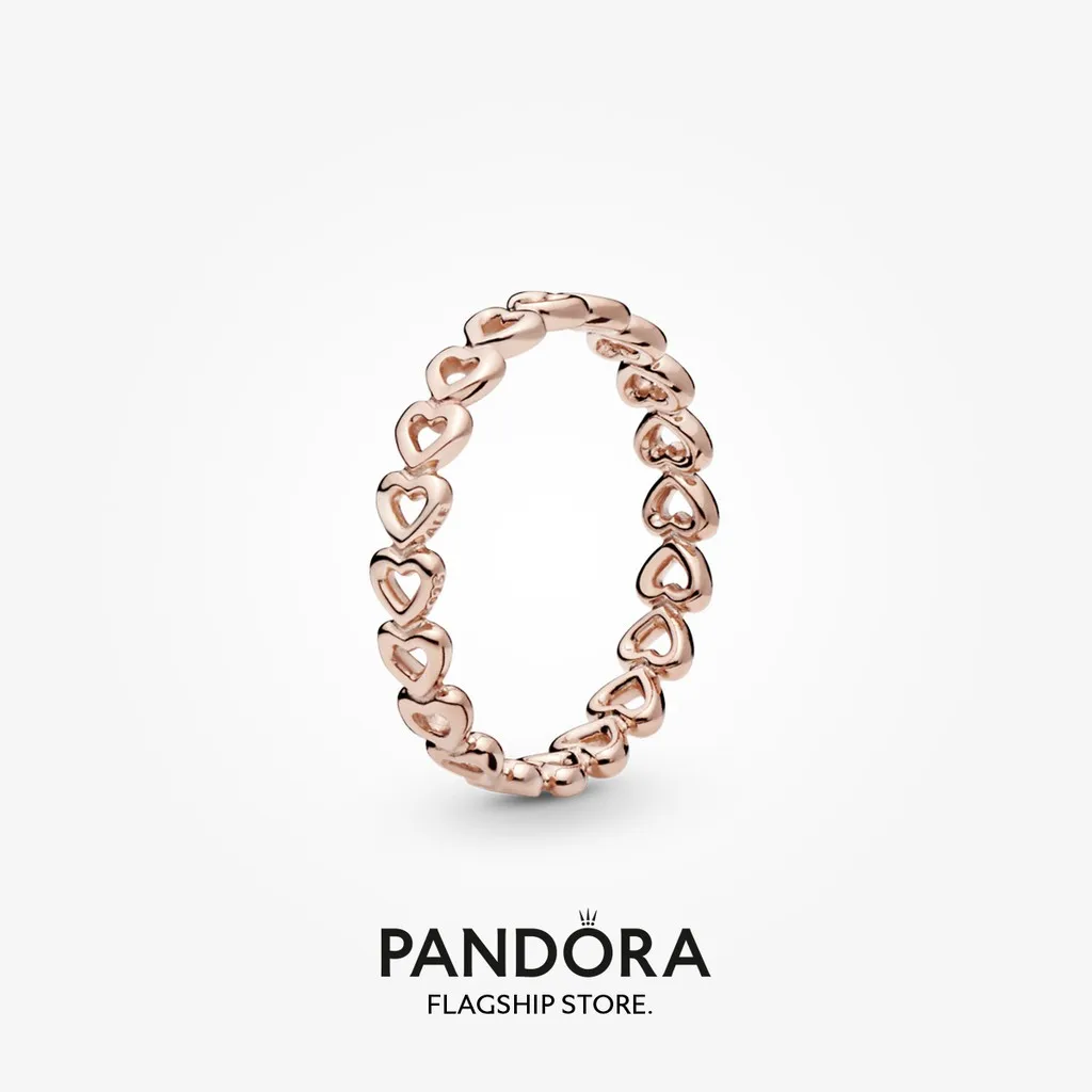 Pandora 14k Rose Gold-plated Band Of 