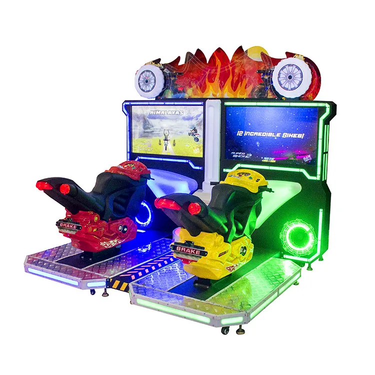 Coin Operated Simulator Motor Racing Car Game Machine Motorcycle Arcade Machine for Game Center