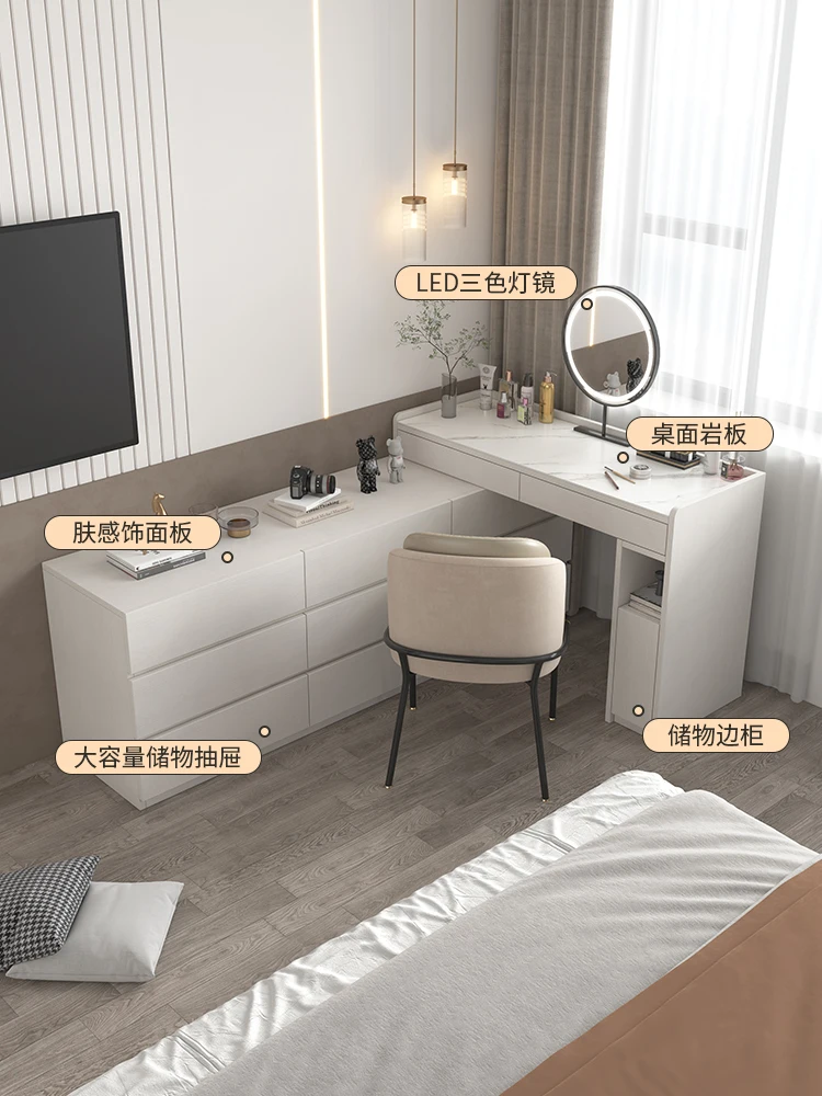 Modern Makeup Vanities Table Dresser Table With Led Light Dressing