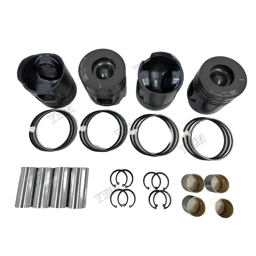 Cylinder Piston Kit With Ring Compatible for Yuchai YC4D130 Engine Parts China Supplier 6