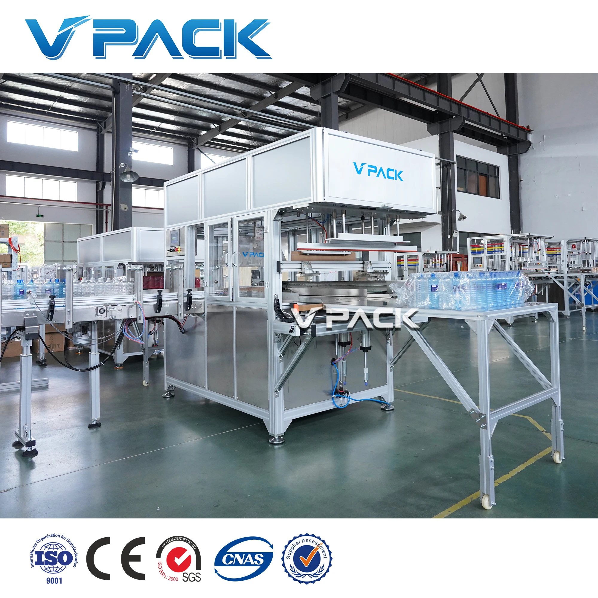 Empty Plastic Bagging Packing Machine/Pet Bottle Unscrambler/Maquina Empacadora De Bolsas De Botellas Vacias