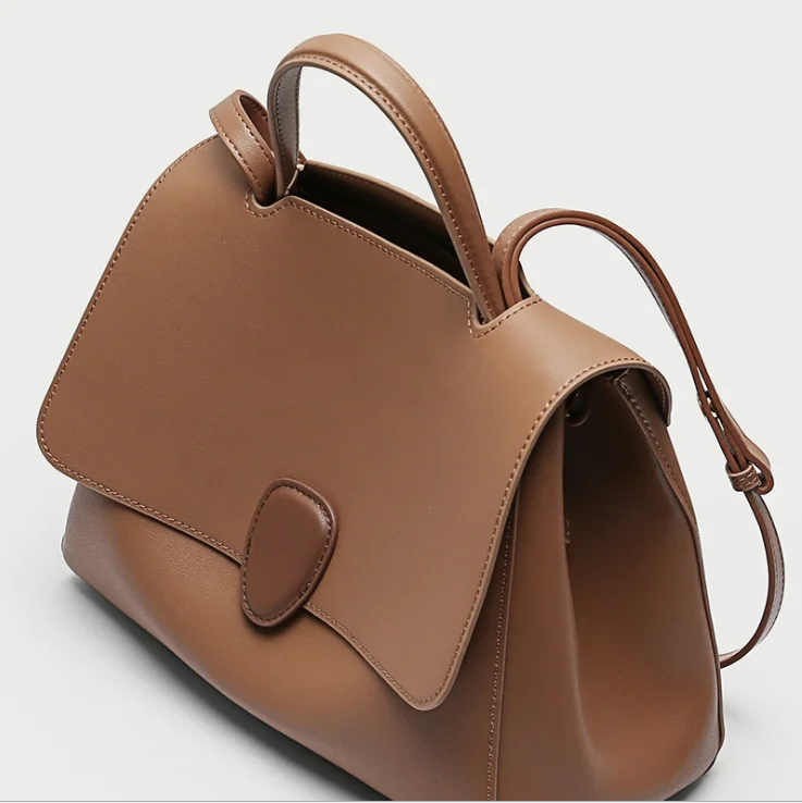 women lady handbags luxury  ladies designer ladies handbags pu Top layer cowhide Bucket bag