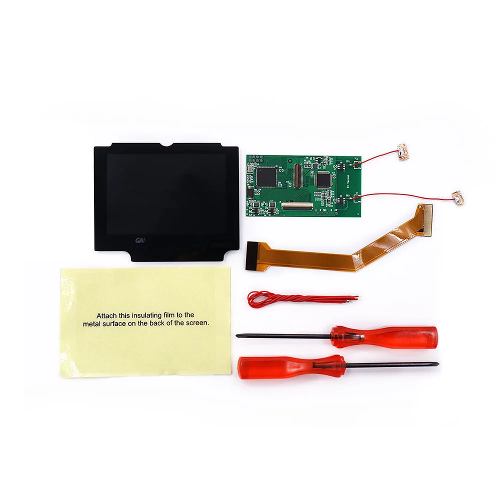 V4 Drop In Easy To Install 3.0" Original Size Ips High Brightness Lcd Screen  For Gameboy Advance Sp Gba Sp Cut-free Shell - Buy 3.0 Gba Sp Ips Screen,Gba  Sp Screen,Gba Sp