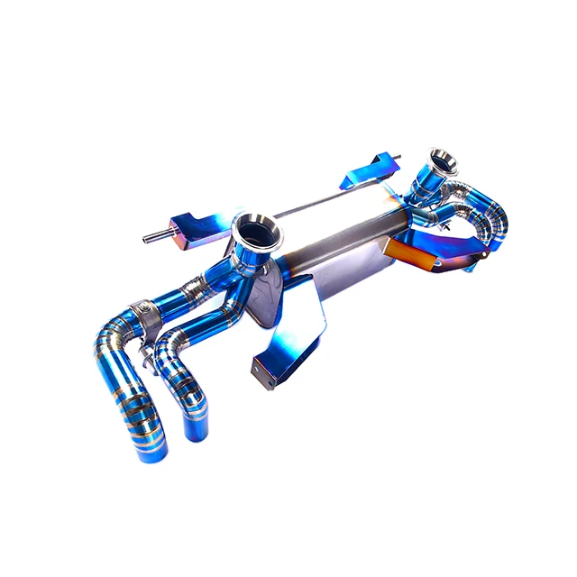 High Performance Titanium Exhaust Muffler with Gesture Valve Control  for Lamborghini Gallardo LP550 560 5.2 Rear Muffler