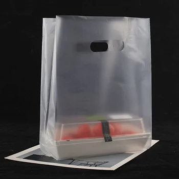 Recycled Custom Single And Double Cup Disposable Milk Tea Packaging Bag Takeaway Beverage Thickened Portable Plastic Bag