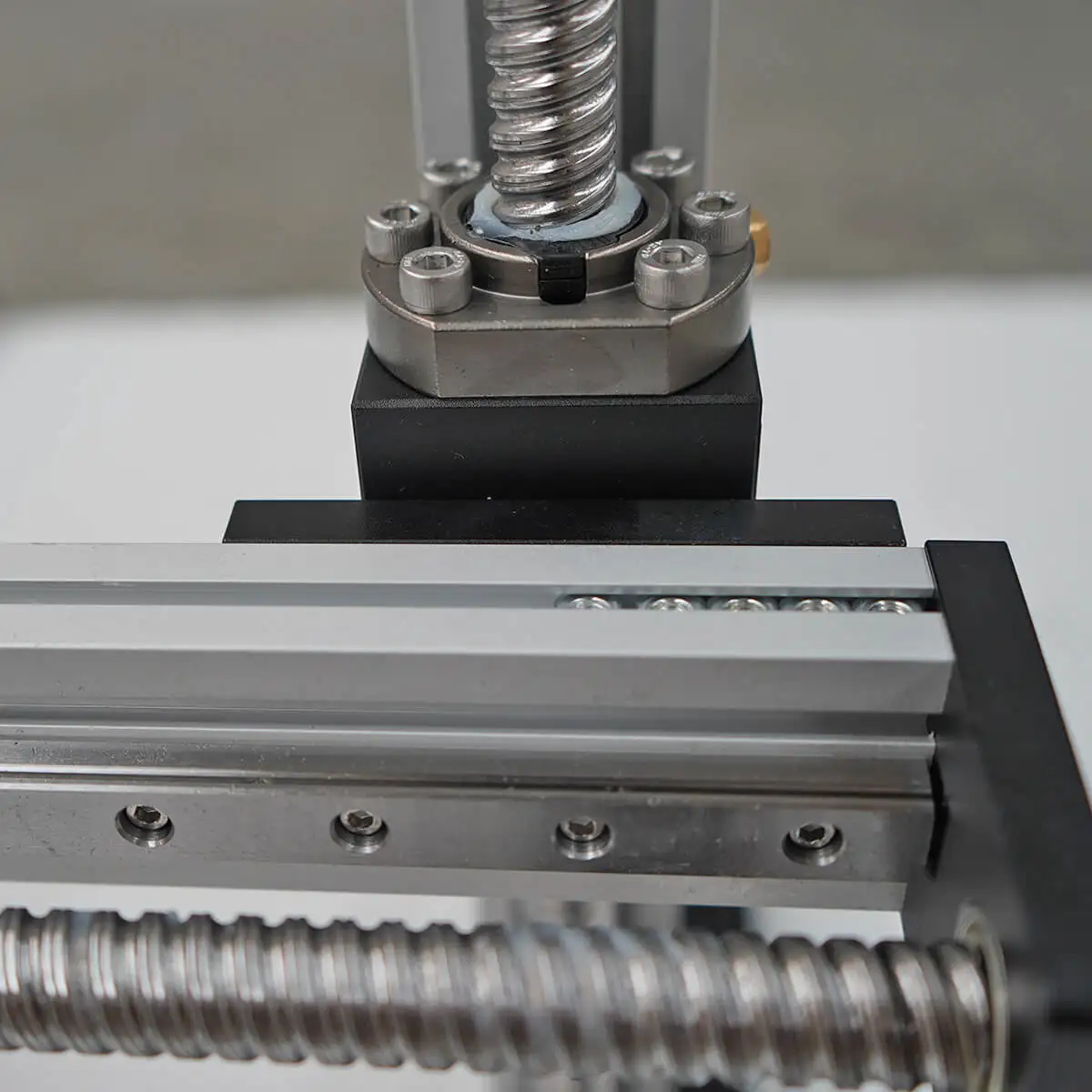 Double Z Axis Linear Table Ball Screw Gantry System Vertical Rail Guide