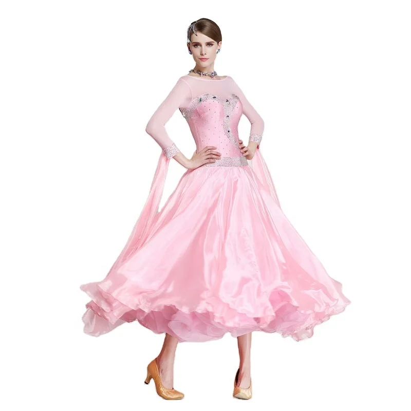 open lace back dress VENUS pink lyrical dance dance costume  Co9dancecostumes
