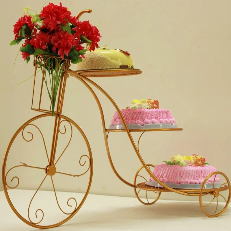 錬鉄製の多層デザートの結婚式と誕生日花の自転車ケーキスタンド Buy ケーキスタンド 花はケーキ ケーキスタンドセット Product On Alibaba Com