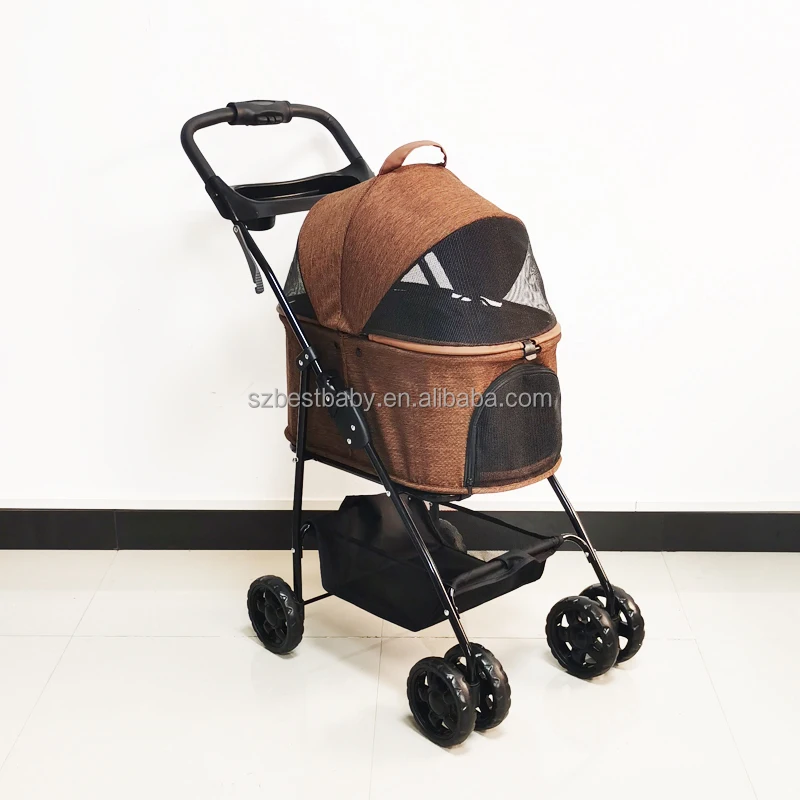 Cheap 4 Wheel Small Pet Stroller For Cat/pet Fold Travel Stroller Small