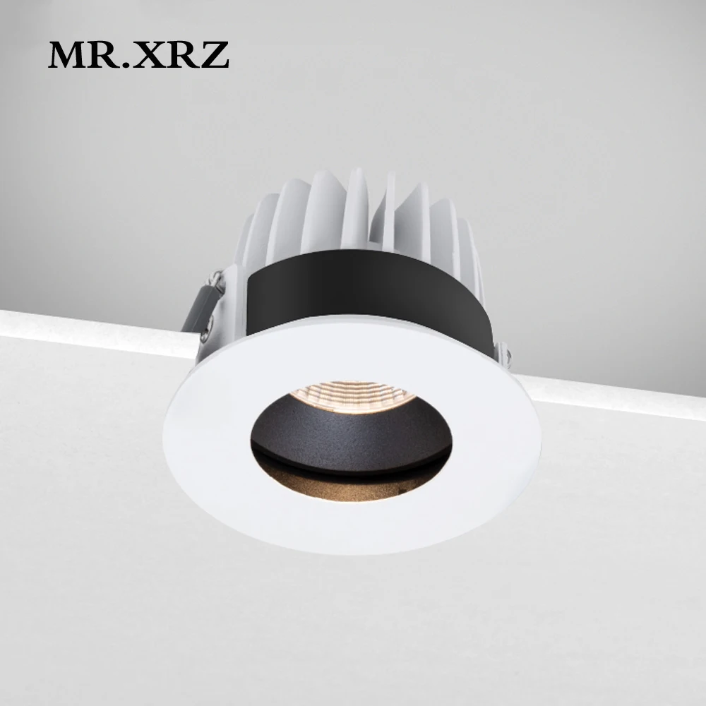Mr. XRZ 7 Вт 10 Вт встраиваемый светильник высокого качества алюминиевый круглый потолочный прожектор COB светодиодный светильник для внутреннего освещения
