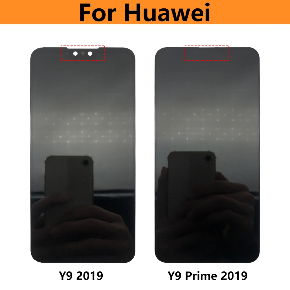 Заводская цена запчасти для мобильных телефонов ЖК-экран Huawei Y9 2019 / Prime замена ЖК-экрана мобильный телефон