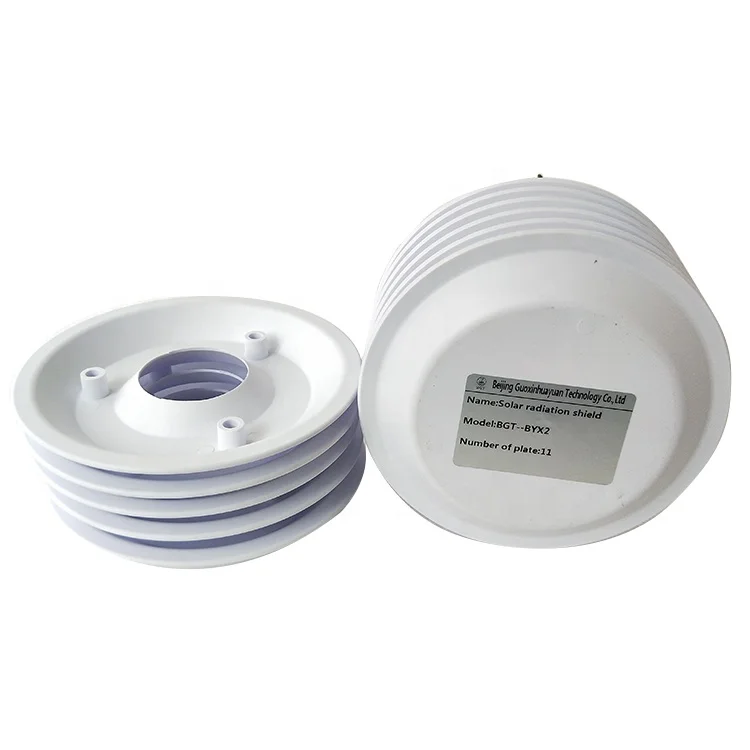 Уличный экран Stevenson из АБС-пластины 4-19, 44 мм, 61 мм, укрытие для метеостанции, солнечный радиационный экран для датчика температуры и влажности