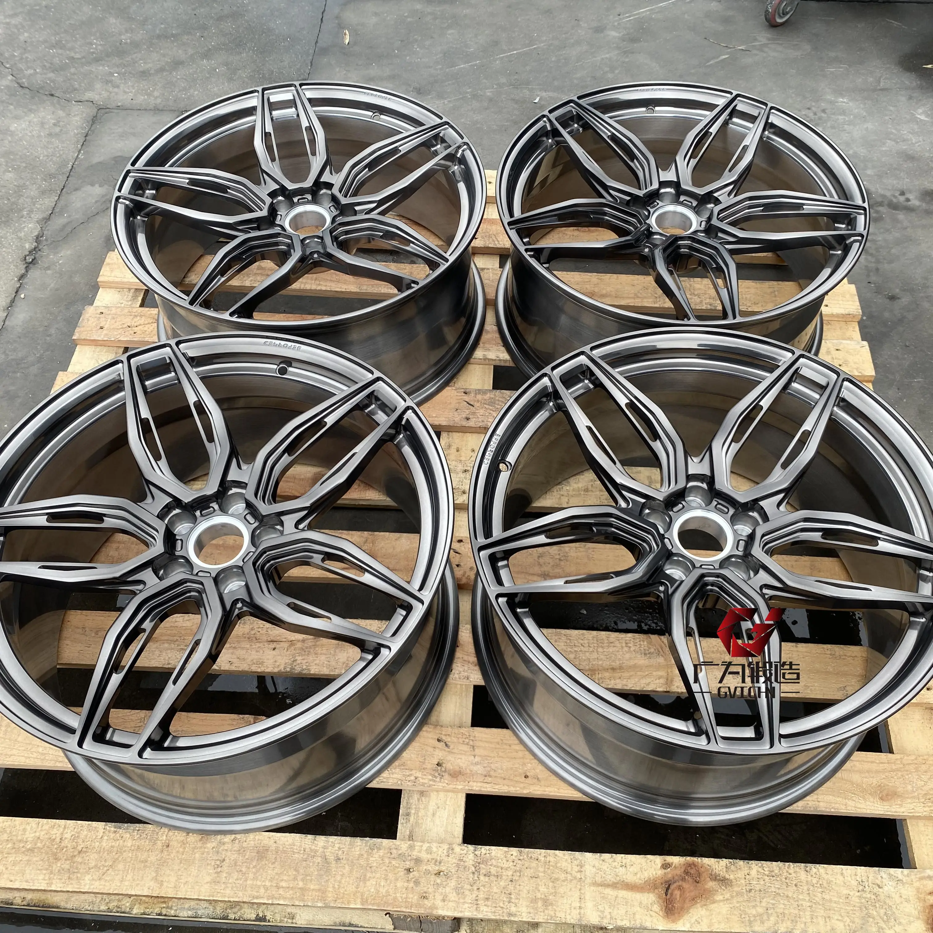 GVICHN Custom 16 17 18 19 20 21 22 inch 6061 T6 Forged Alloy Wheel Rim 5x112 5x114.3 5x120 Multi Spoke Passenger Car Wheels