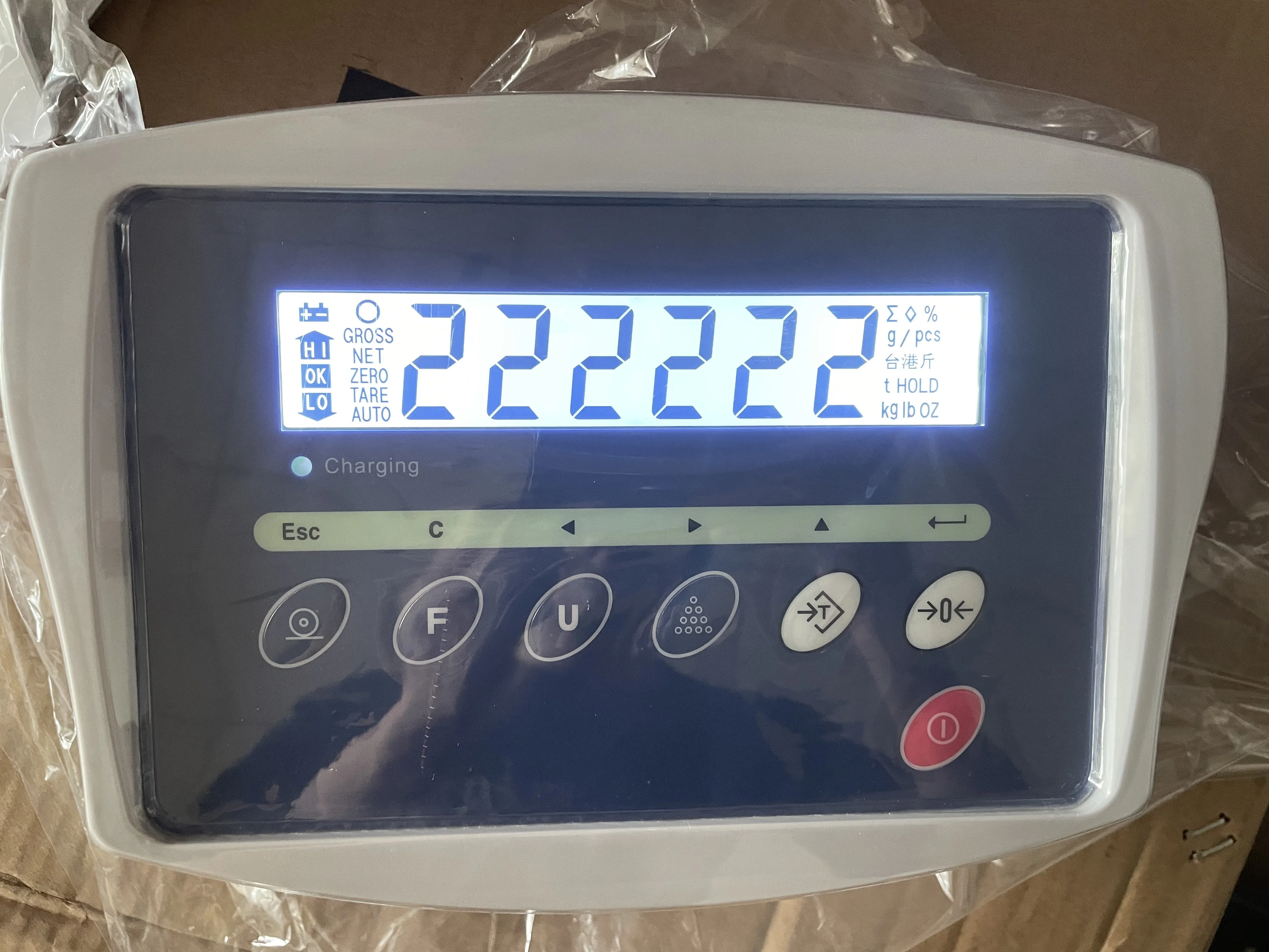 OIML Certified Digital Weighing Indicator for Platform and Floor Scales ...