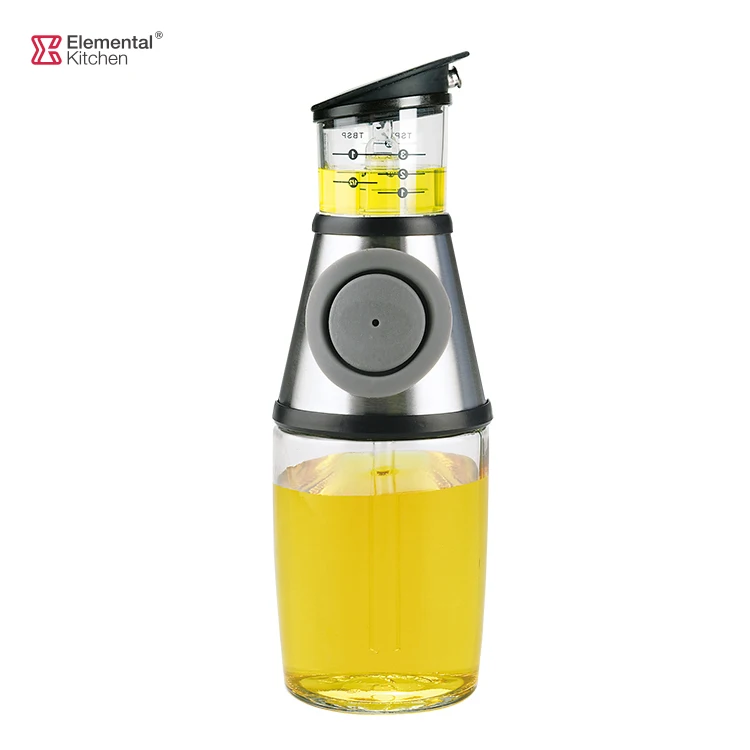 Measure Olive Oil Dispenser Wholesale Kitchen Glass Bottle Of Oil 500ml