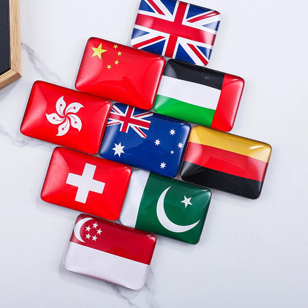 2026 Football World USA Canada Mexico National Flags Souvenir Fridge Magnet Minimalist Home Decor Magnetic Fridge Magnet