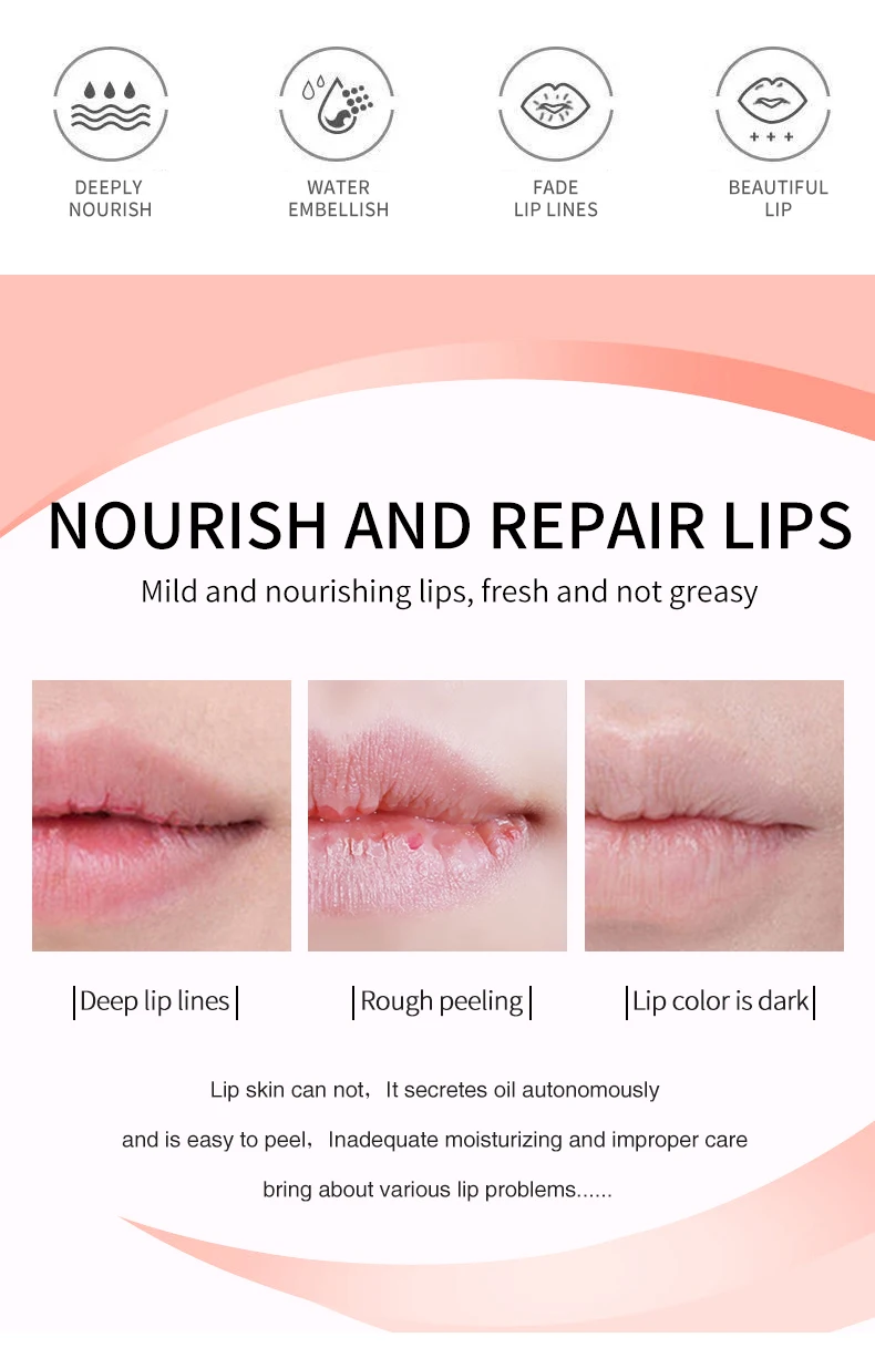 Double Effect Moisturizing Day And Night Lip Balm Repair Exfoliating