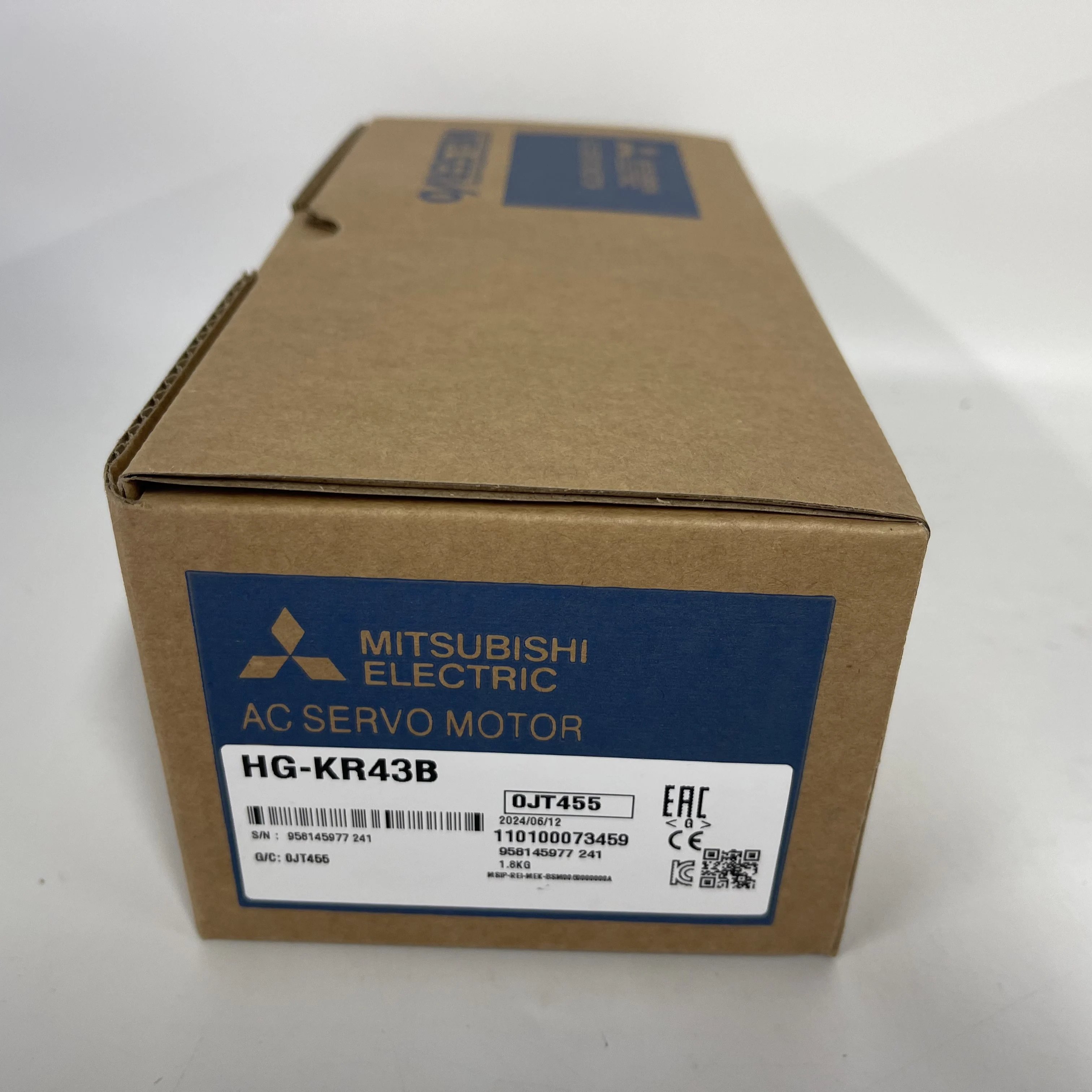 MITSUBISHI ELECTRIC AC Servo Motor HG-KR43B