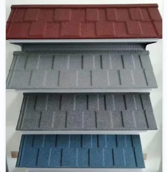 HuangJia Brand Wholesale price construction materials stone coated metal roofing tiles shingle type of roof tile