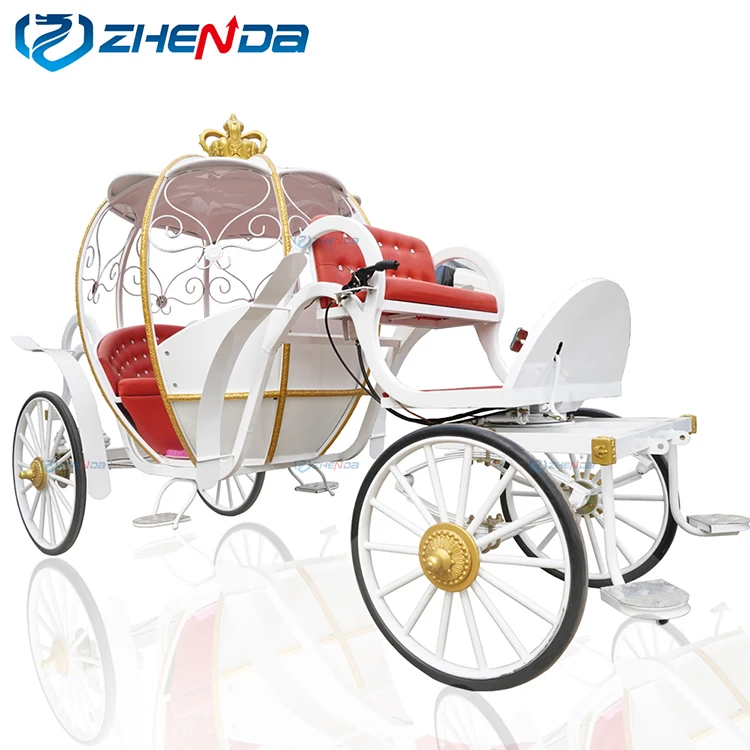 Special Transportation/Electric Sightseeing horse drawn  cart/Electric Pumpkin Horse drawn Carriage