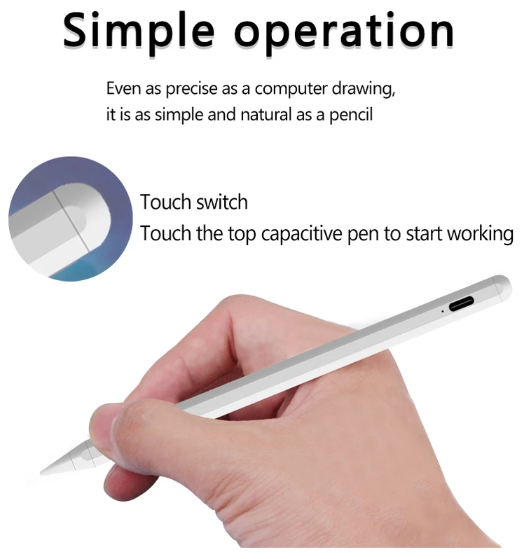 K11 Drawing Writing Note Click Swipe Touch Pen for Apple Ipad Stylus Pen