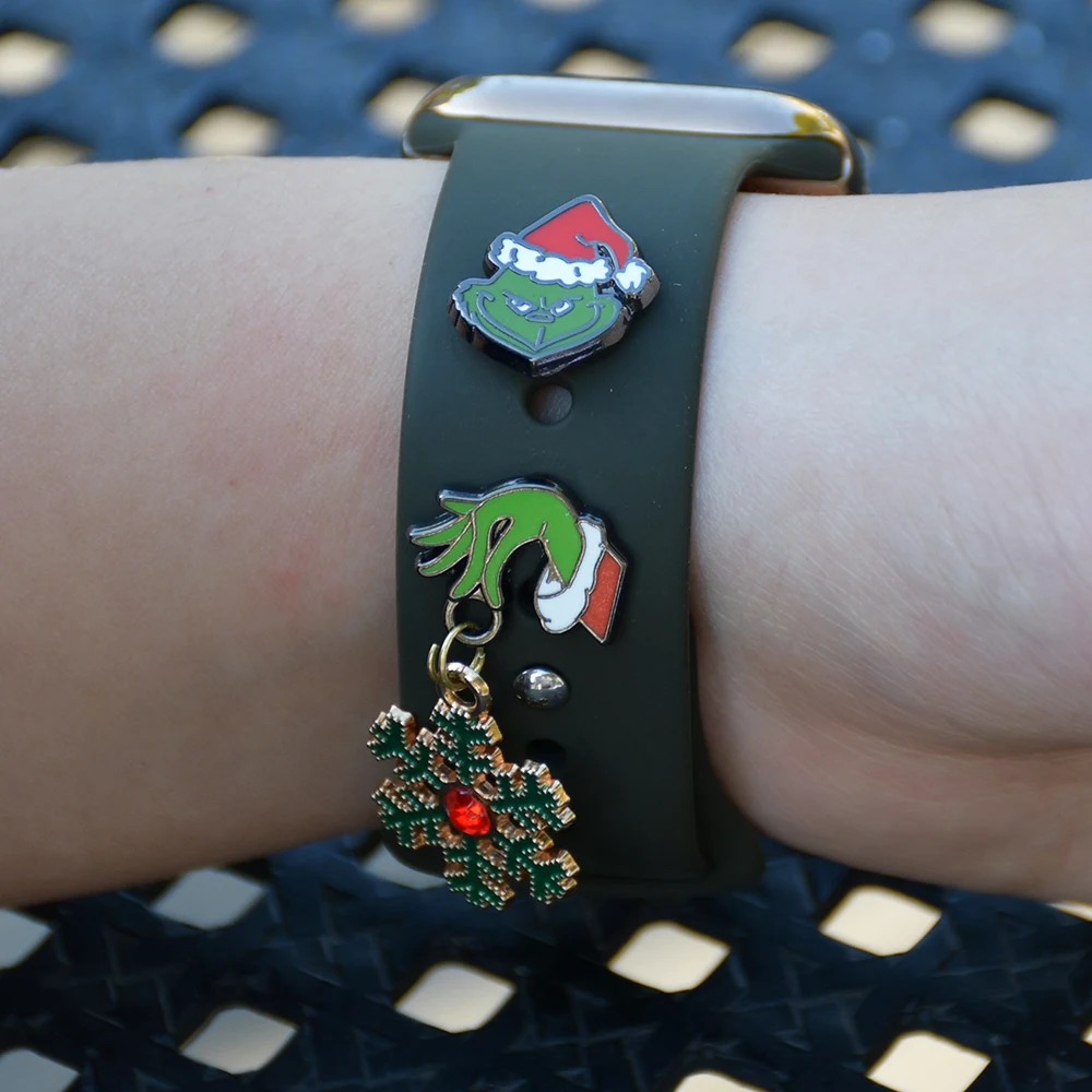  Christmas Watch Bands with Band Charms Decorative