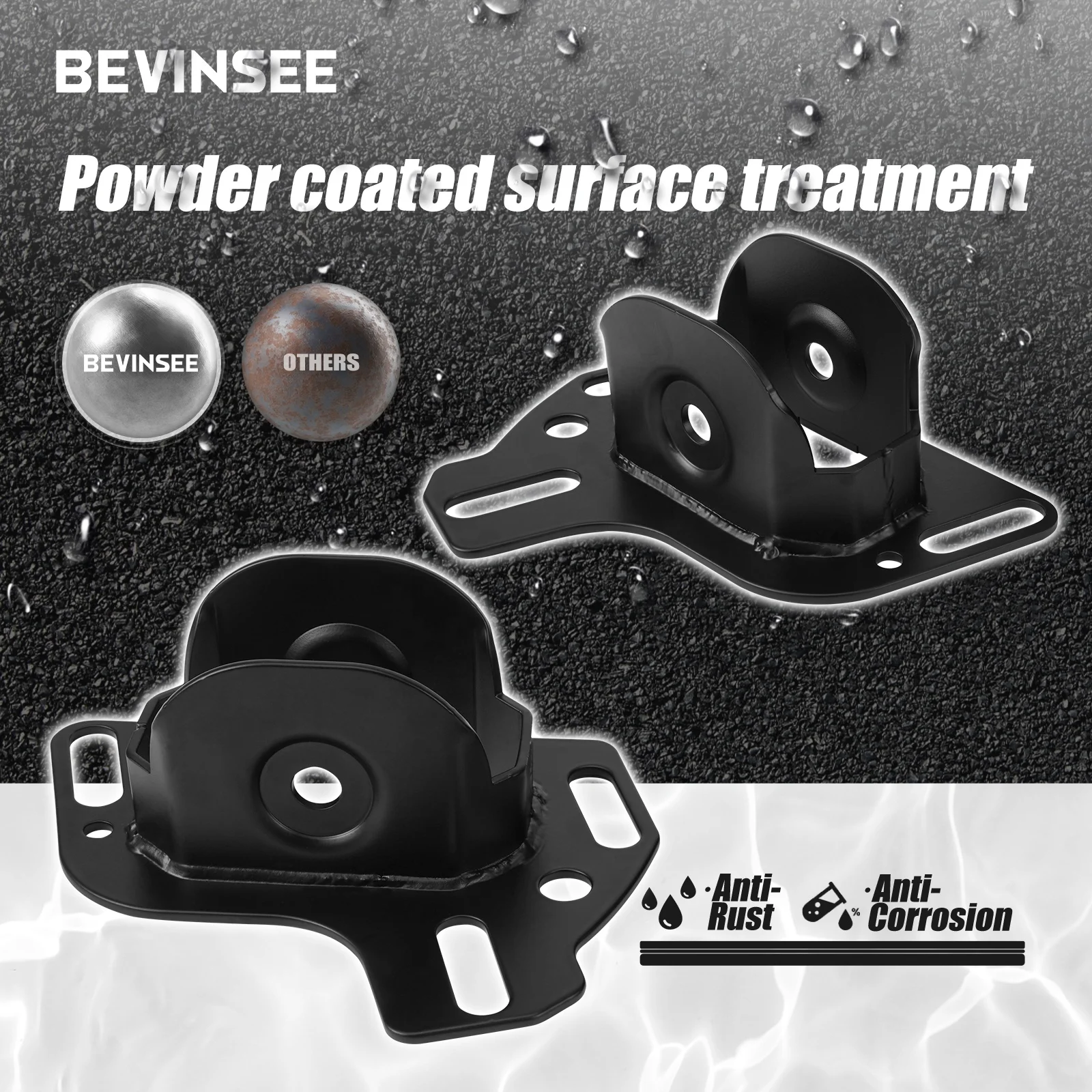 Bevinsee Rear Trailing Arm Set Compatible With E92 E90 E91 E93