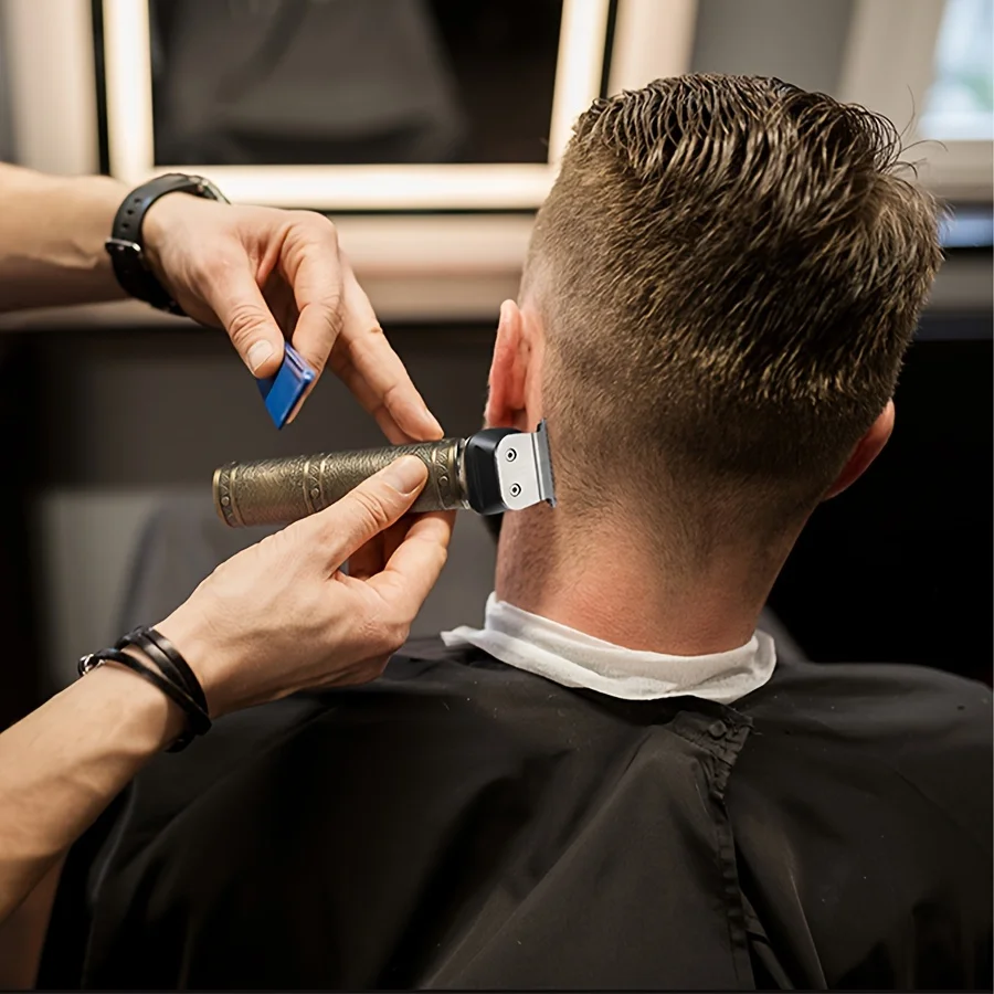 Professional Cordless Rechargeable Stainless Steel Beard Trimmer Hair for Clipper LCD Display for Household Hotel Use Directly factory