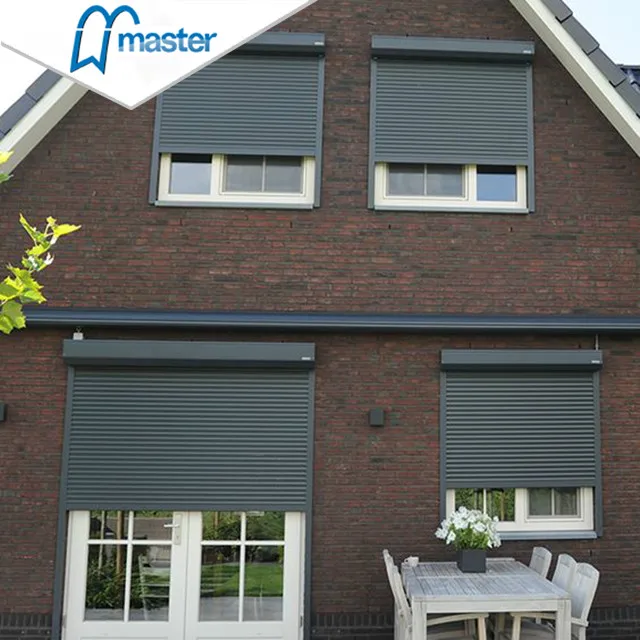 Hurricane Protective Aluminum Roller Shutter Windows