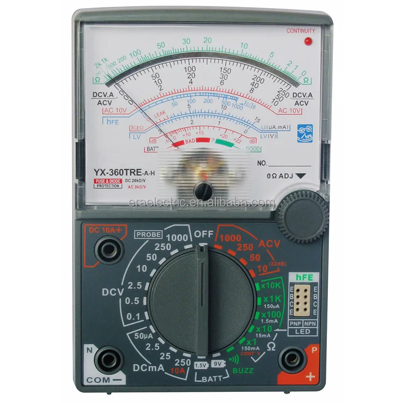 Yx-1000a Analog Multimeter 1000v 1000a Dc/ac Analog Multimeter - Buy Yx ...