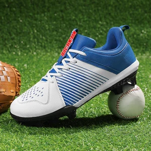 Custom Kids Baseball Cleats Youth Rubber Molded Softball Cleat Boys Girls Low Top Athletic Sneaker Men's Baseball Cleat