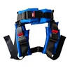 harnais élastique bleu