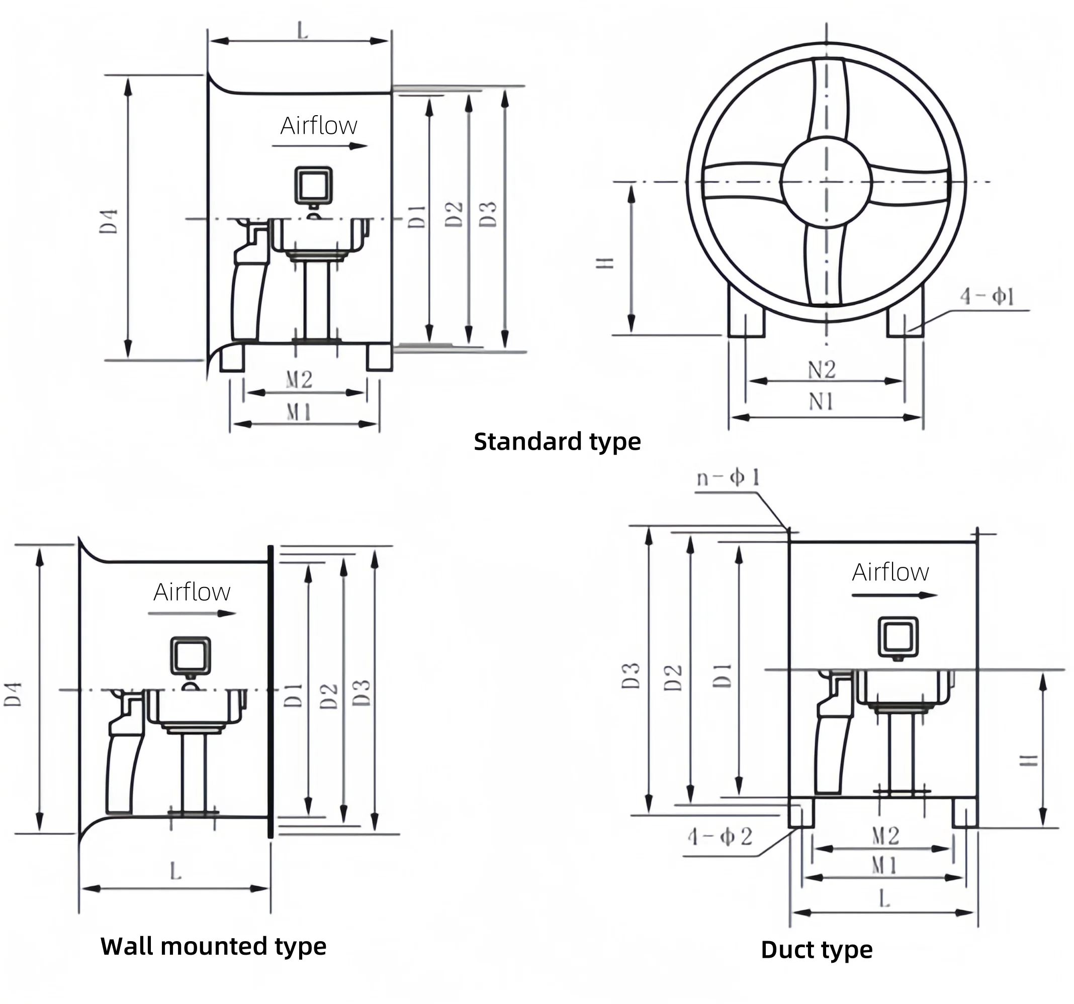 Axial Flow Fan, 250~1600mm, 1000~7000cfm, FRP - detail 10
