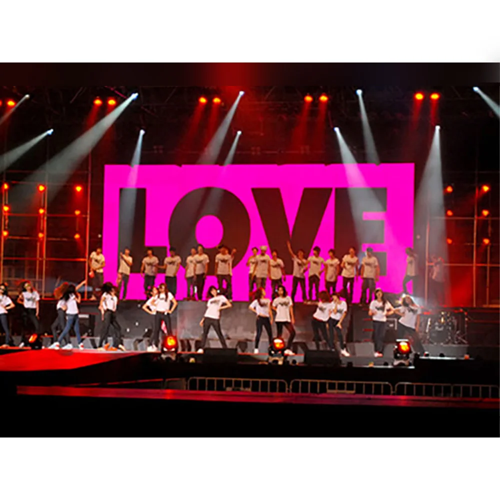 Indoor Led Video Wall Screen With Pixel Pitch 3.9mm,Ph3 Kinglight Hd Aluminium Truss Led Screens