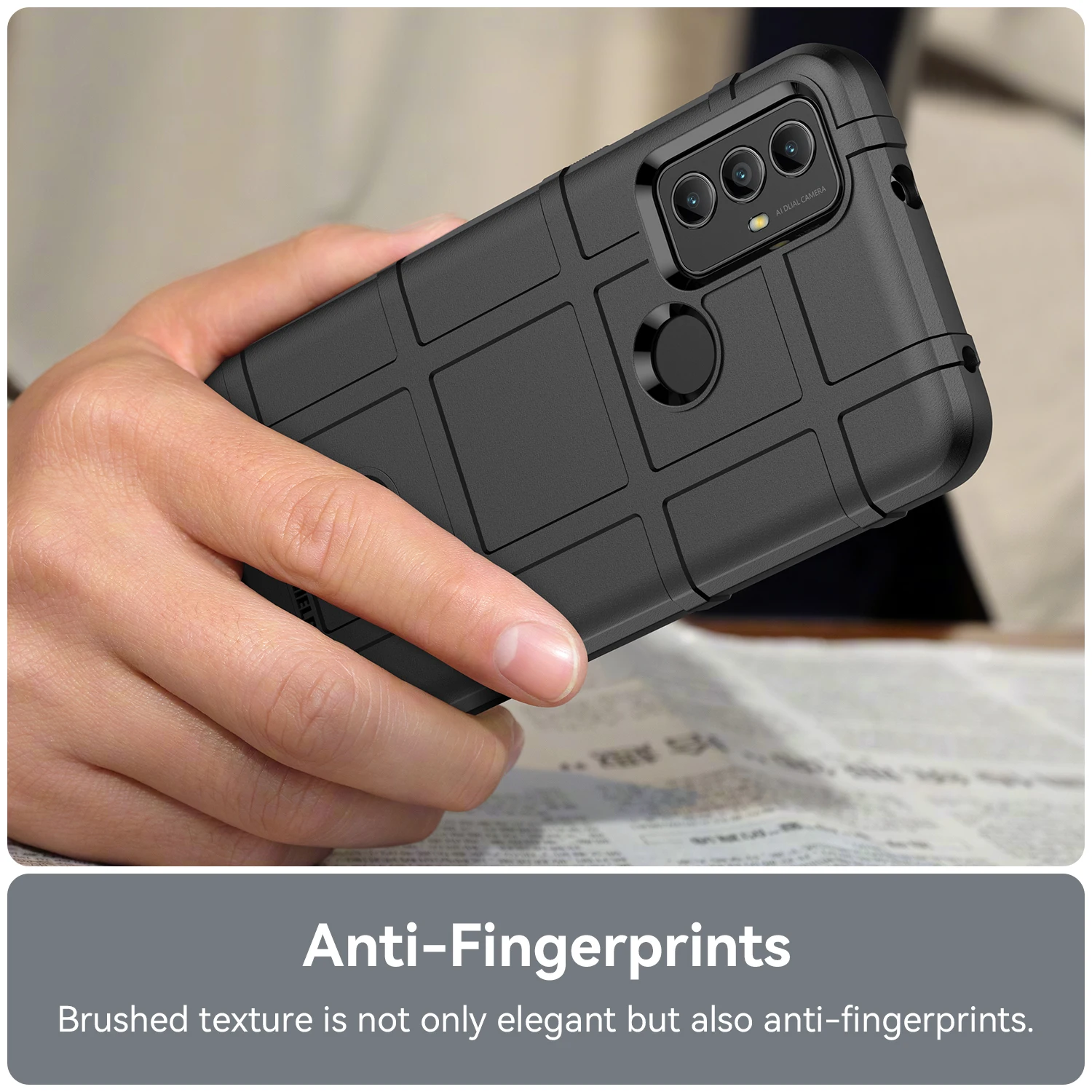 Rugged Shield Tpu Phone case for Motorola G24 Shock Proof Back Cover for Moto G04 Gplay 2024 G Stylus LM014