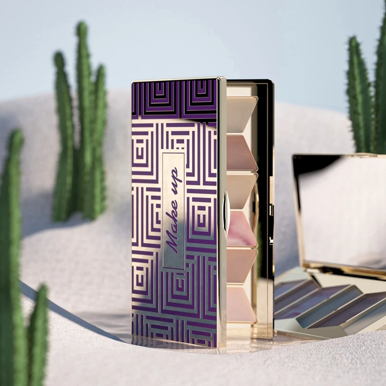 PC7042 New Listing Factory Direct 6colors Plastic Empty Eyeshadow Case,custom Eyeshadow Case,eyeshadow Powder case