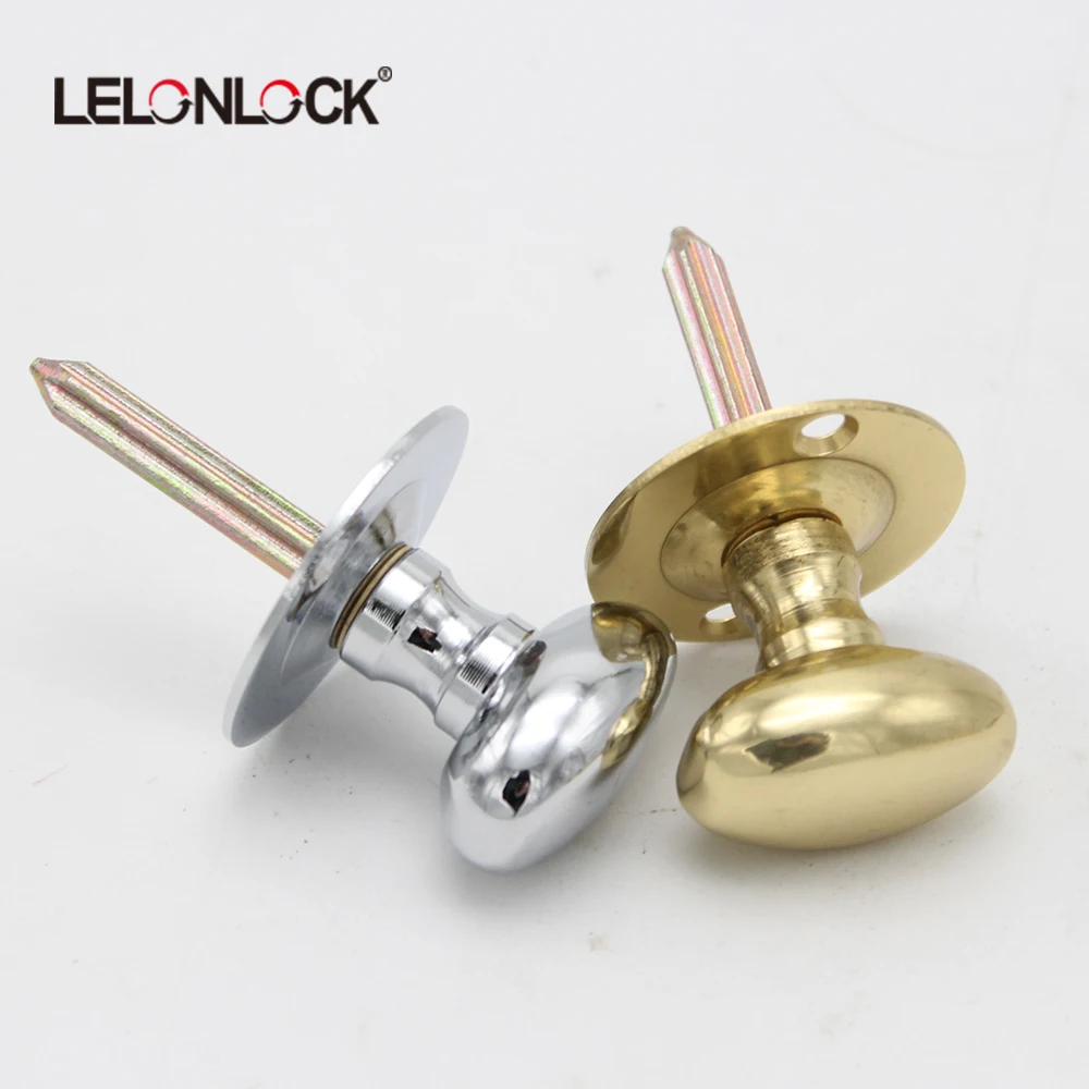 Solid Brass Fire Hydrant Lock System Fire Door Invisible Rack Bolt Security Door Lock with Oval Knob
