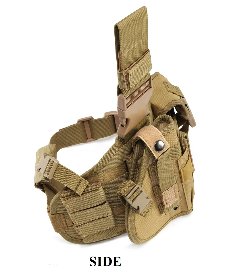 Camping Tactical Outdoor Waist Bags Belt Pack Pouch Drop Leg Bag Leg Hanger details