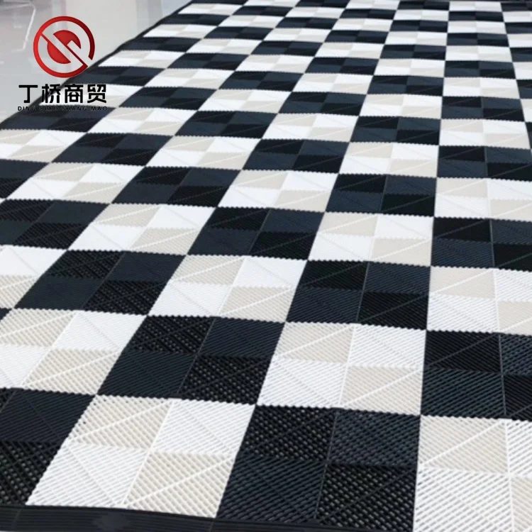 Customized Design Interlocking Garage Floor Mats Economical Plastic Floor Tile for Car Parking Outdoor