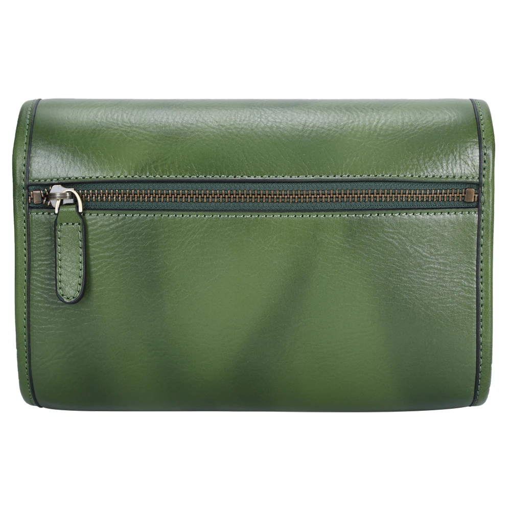 OEM OEM Genuine Leather Crossbody Shoulder Bag Handbag Custom Woman Cowhide Full Grain Leather Messenger Crossbody Bag for Women