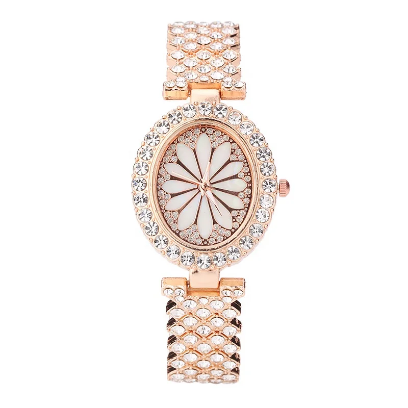 Shiny Bling Gold Iced Out Watch Diamond Watches for Women