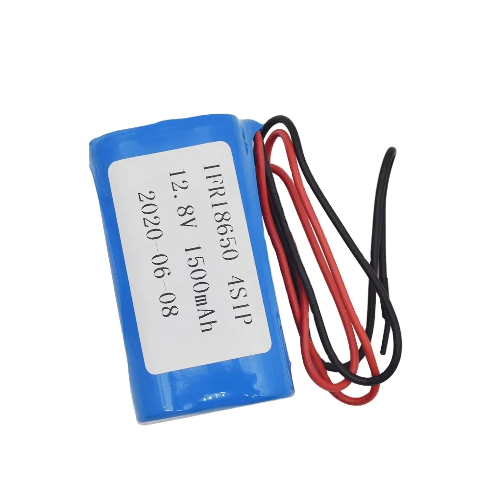 Customized Rechargeable 18650 1500mAh Lithium LiFePO4 Battery Pack 3.2V 6.4V 9.6V 12.8V 3.7V 7.4V 11V 14.8V 18V 22V 24V Battery