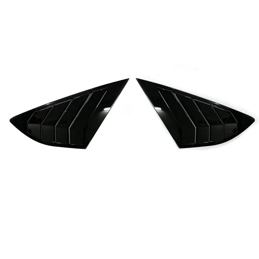 Tiypeor Rear Side Vent Window Shutter Covers for Ford Mondeo 2013 - 2018 - Car Window Scoop Louvers Accessories