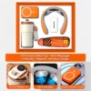 Coffee mug, power bank, cervical massager, umbrella-orange