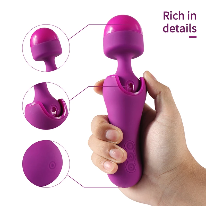 Gelances Best Selling Wireless Adult Sex Toy Mini Pussy AV Vibrator with 10 Frequencies IPX5 Waterproof & Latex for Women Gelances Best Selling Wireless Adult Sex Toy Mini Pussy AV Vibrator with 10 Frequencies IPX5 Waterproof & Latex for Women